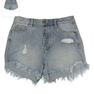 NWT Sisstrevolution High Waisted Denim Shorts